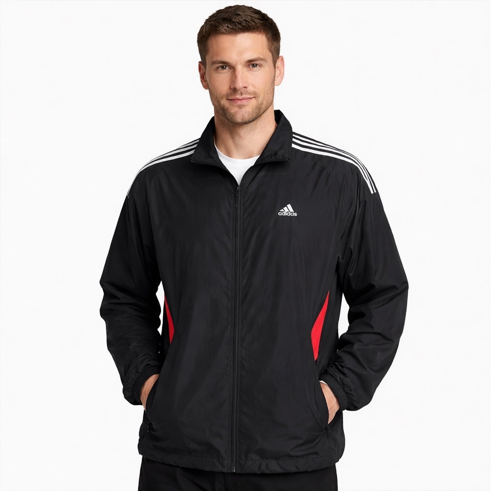 Adidas Black Climalite Athletic Jacket Men’s Size XXL